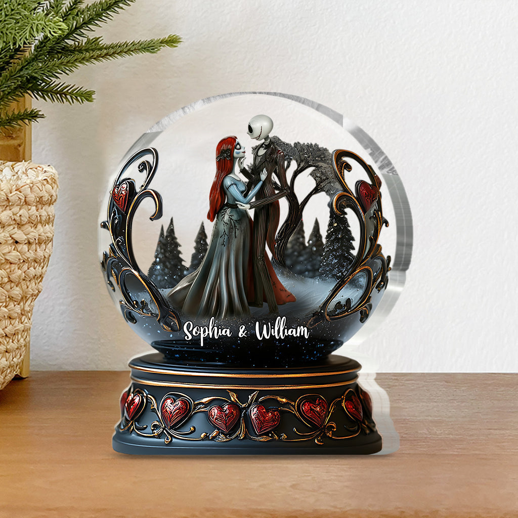 Till Death Do Us Part - Personalized Nightmare Custom Shaped Acrylic Plaque