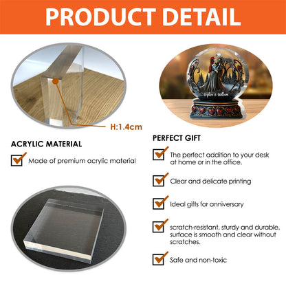 Till Death Do Us Part - Personalized Nightmare Custom Shaped Acrylic Plaque