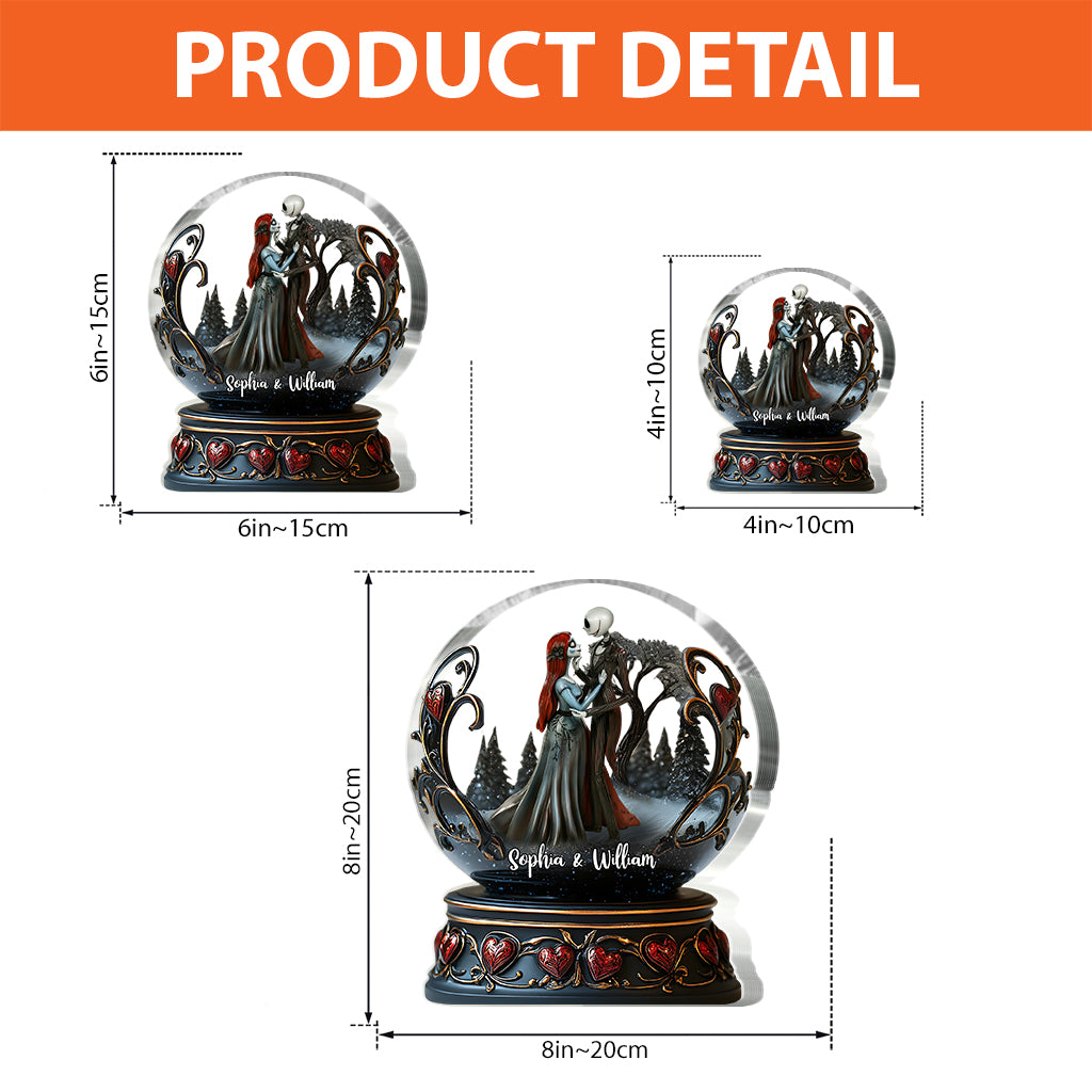 Till Death Do Us Part - Personalized Nightmare Custom Shaped Acrylic Plaque