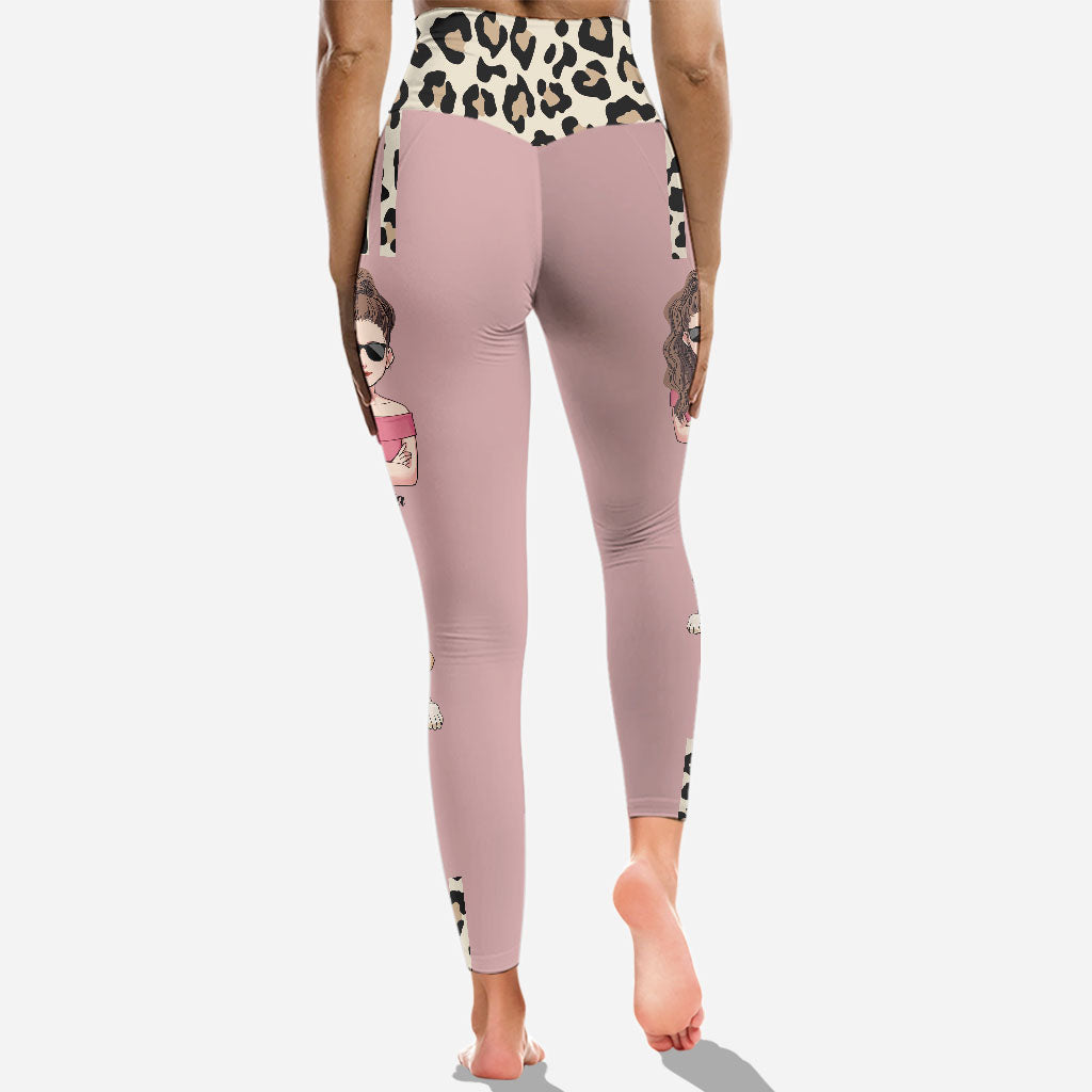 Cat Dog Mom - Personalized Mother's Day Mother Hoodie and Leggings