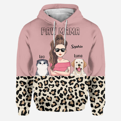 Cat Dog Mom - Personalized Mother's Day Mother Hoodie and Leggings