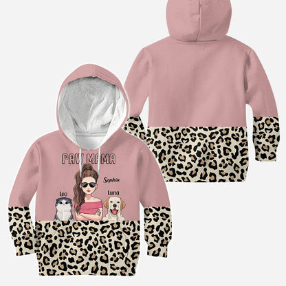 Cat Dog Mom - Personalized Mother's Day Mother Hoodie and Leggings