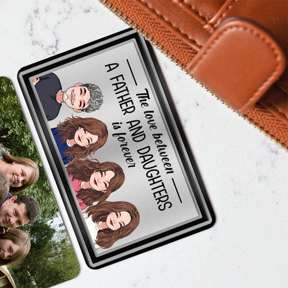 The Love Between - Personalized Father Wallet Insert Card