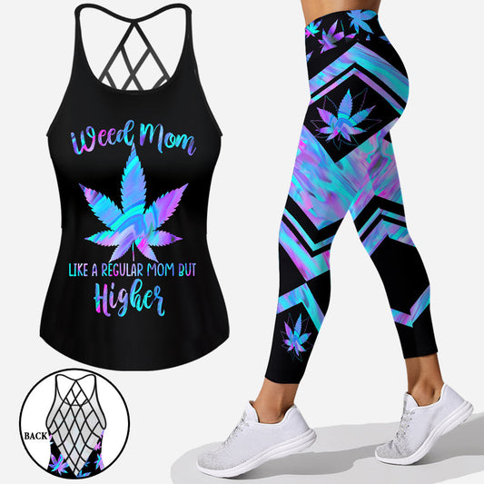 Highly Productive Mom - Cross Tank Top and Leggings