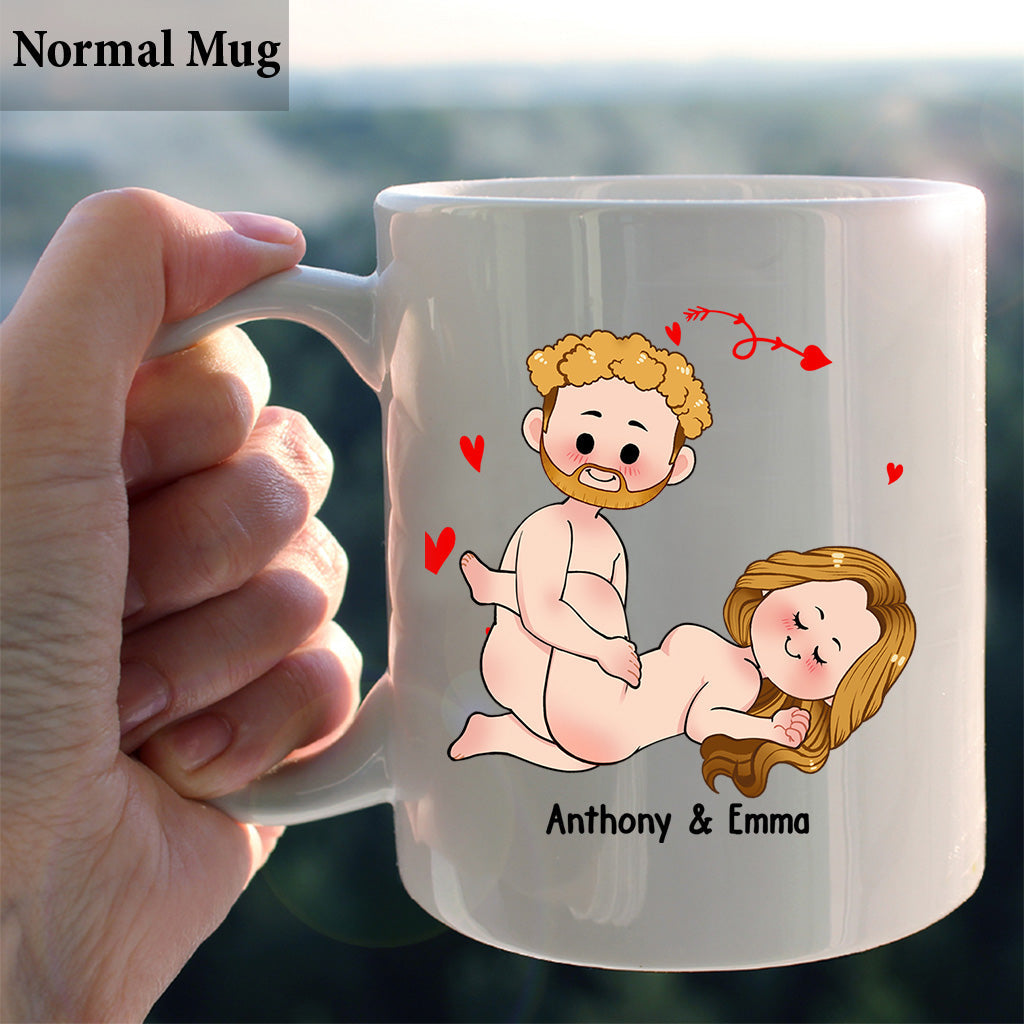 I Just Want You To Be Happy - Couple gift for husband, wife, boyfriend, girlfriend - Personalized Mug