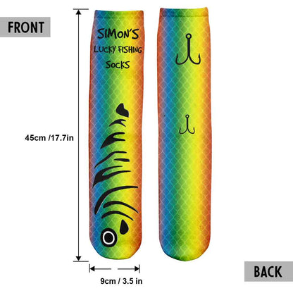 Fishing Lure - Personalized Fishing Socks