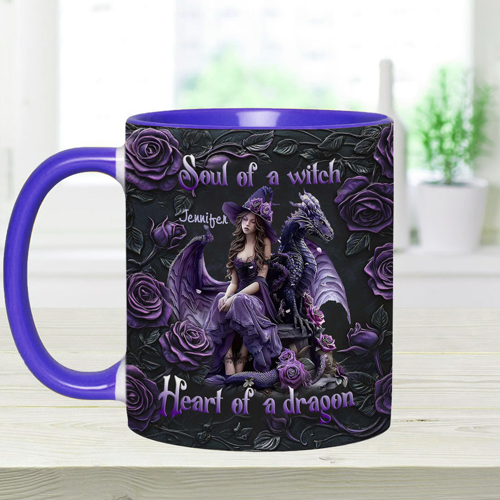 Soul Of A Witch - Personalized Witch Accent Mug