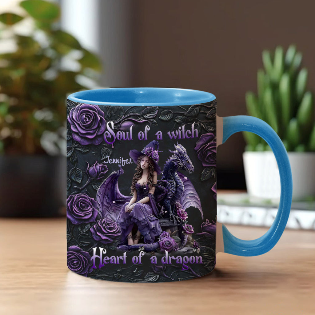 Soul Of A Witch - Personalized Witch Accent Mug
