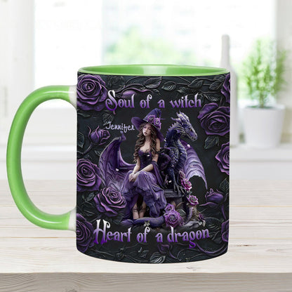 Soul Of A Witch - Personalized Witch Accent Mug