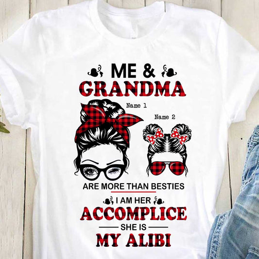 Me & Grandma Are More Than Besties - Personalized T-shirt and Hoodie