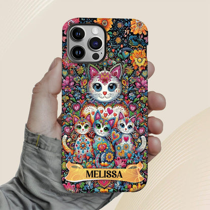 Beautiful Cats - Personalized Cat Full Print Phone Case