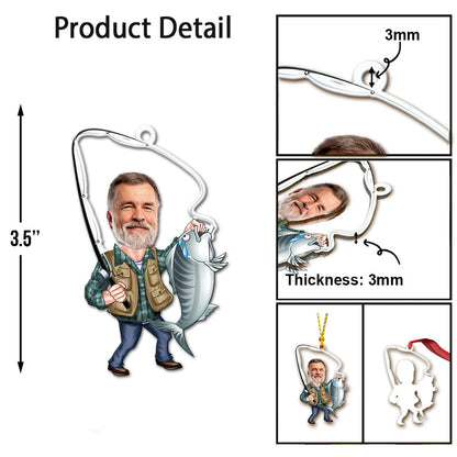 Love Fishing - Personalized Fishing Ornament