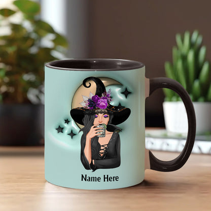 I'm Not Sugar & Spice & Everything Nice I'm Sage & Hood - Personalized Witch Accent Mug