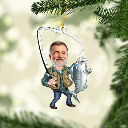 Love Fishing - Personalized Fishing Ornament