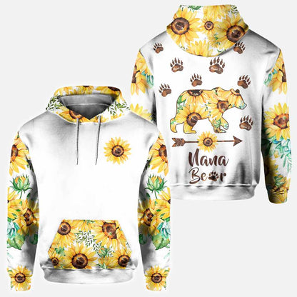 Grandma Bear - Personalized Mother's Day All Over T-shirt and Hoodie