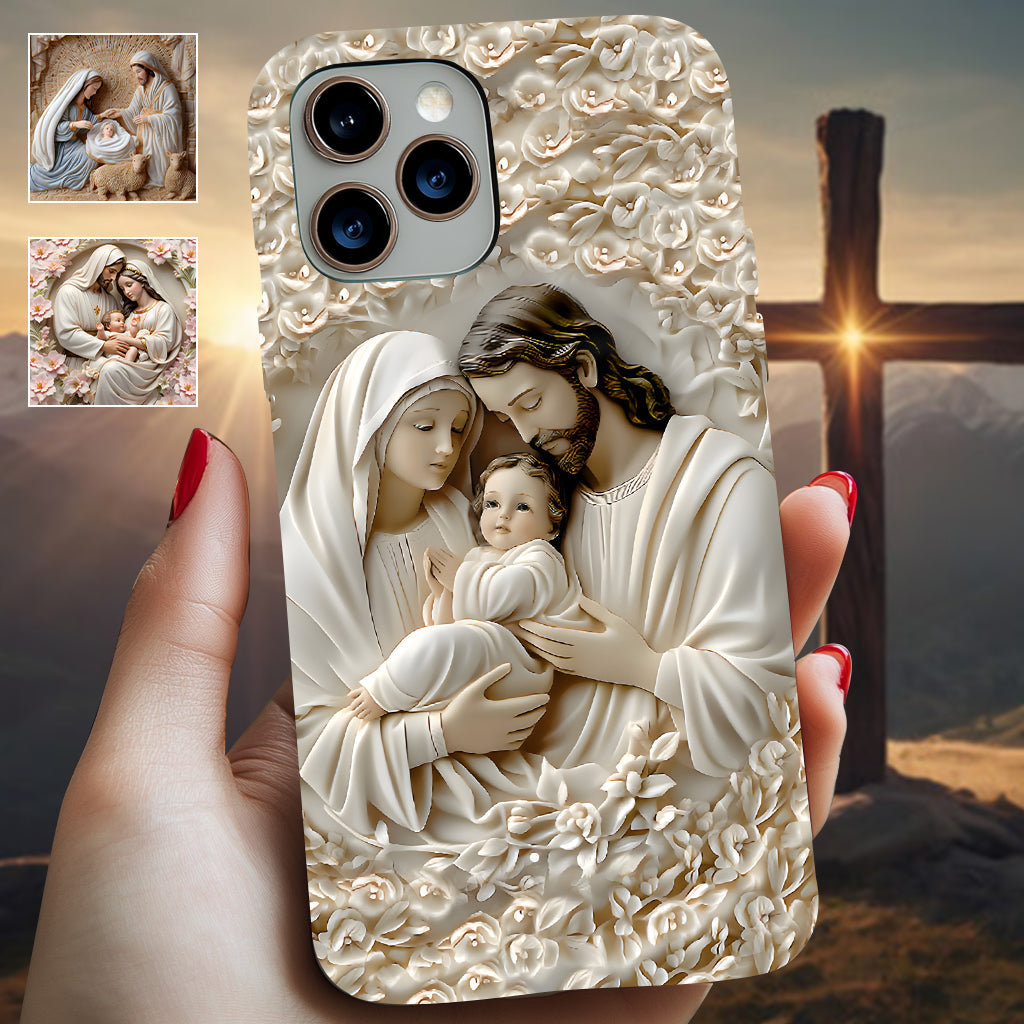 The Holy Family - Personalized Christian Full Print Phone Case
