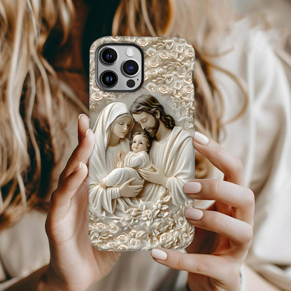 The Holy Family - Personalized Christian Full Print Phone Case