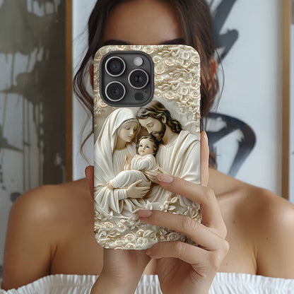 The Holy Family - Personalized Christian Full Print Phone Case