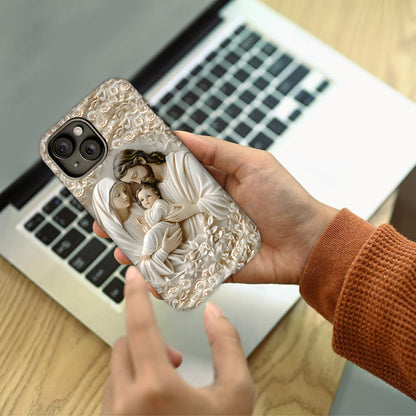 The Holy Family - Personalized Christian Full Print Phone Case