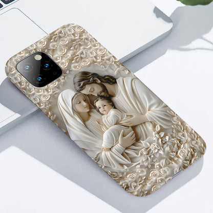 The Holy Family - Personalized Christian Full Print Phone Case