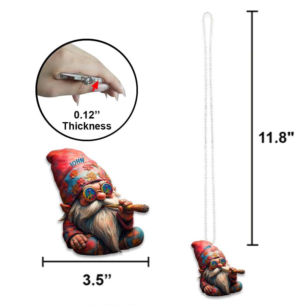 Hippie Soul - Personalized Hippie Car Ornament