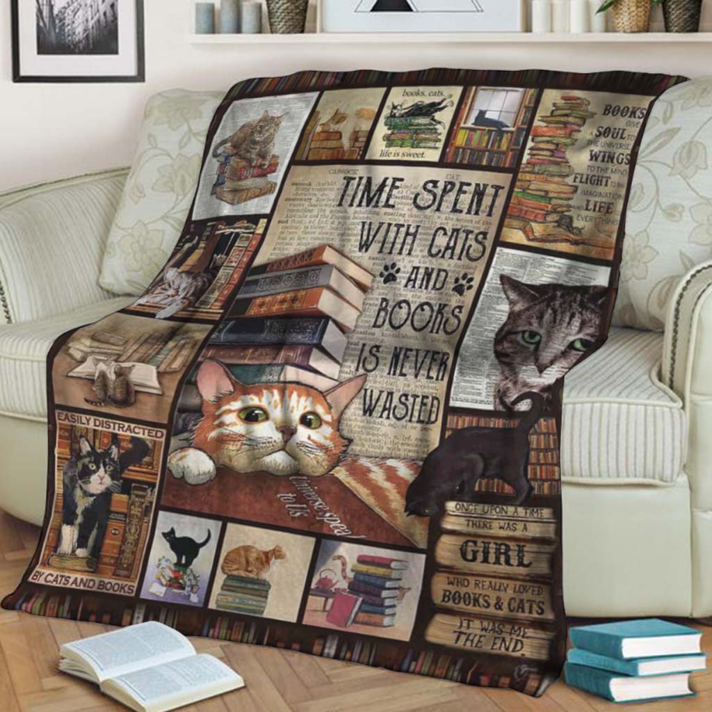 Time Spent With Books - Blanket 112021