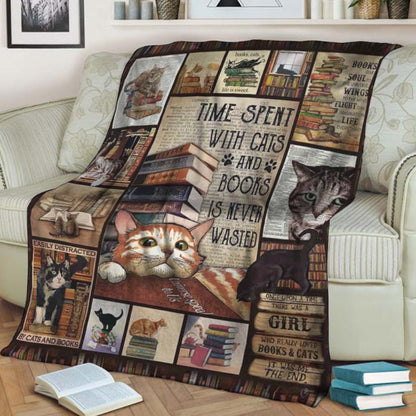 Time Spent With Books - Blanket 112021