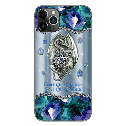 Heart Of A Dragon Soul Of A Witch 3D Pattern Print Phone Case