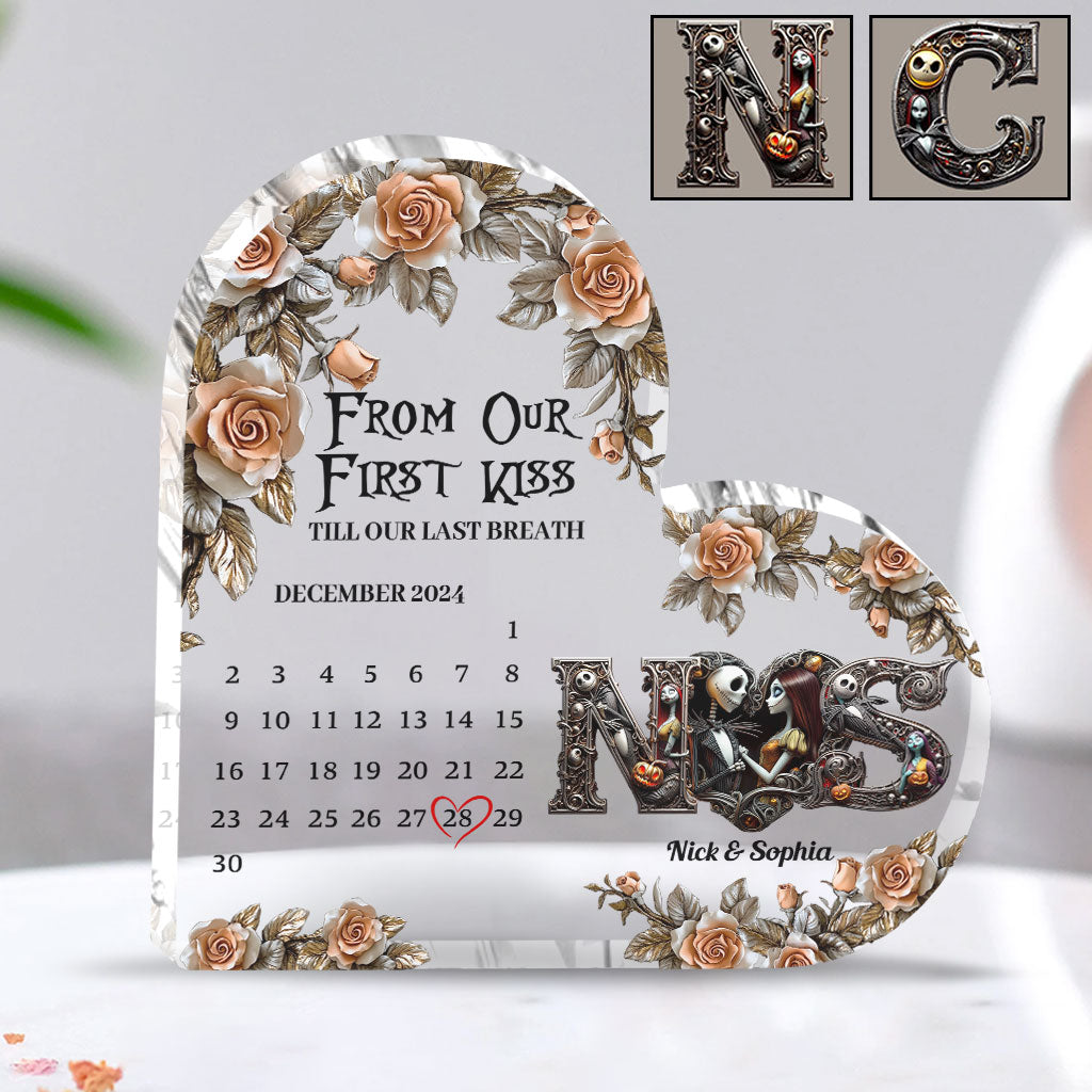 Till Death Do Us Part - Personalized Nightmare Custom Shaped Acrylic Plaque