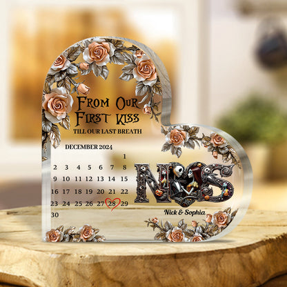 Till Death Do Us Part - Personalized Nightmare Custom Shaped Acrylic Plaque