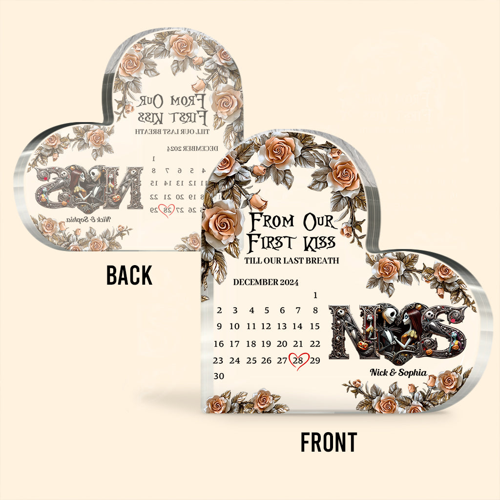 Till Death Do Us Part - Personalized Nightmare Custom Shaped Acrylic Plaque