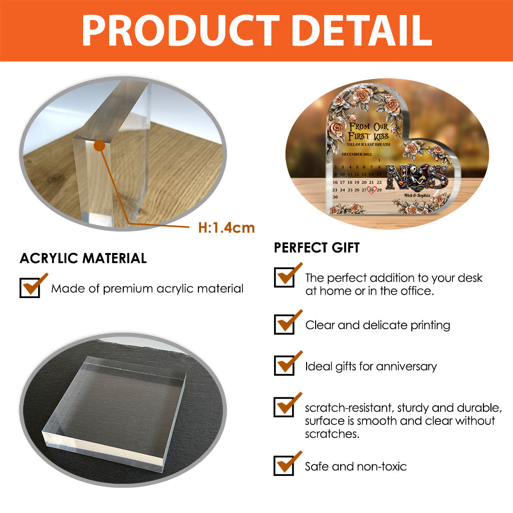 Till Death Do Us Part - Personalized Nightmare Custom Shaped Acrylic Plaque