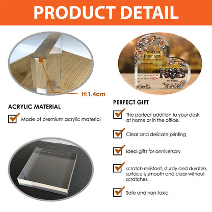 Till Death Do Us Part - Personalized Nightmare Custom Shaped Acrylic Plaque