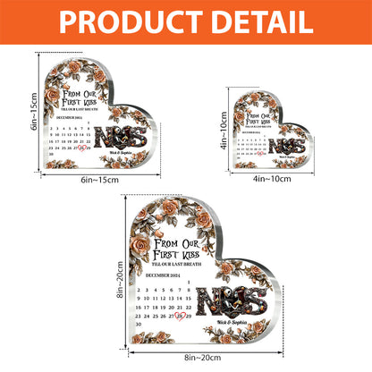 Till Death Do Us Part - Personalized Nightmare Custom Shaped Acrylic Plaque