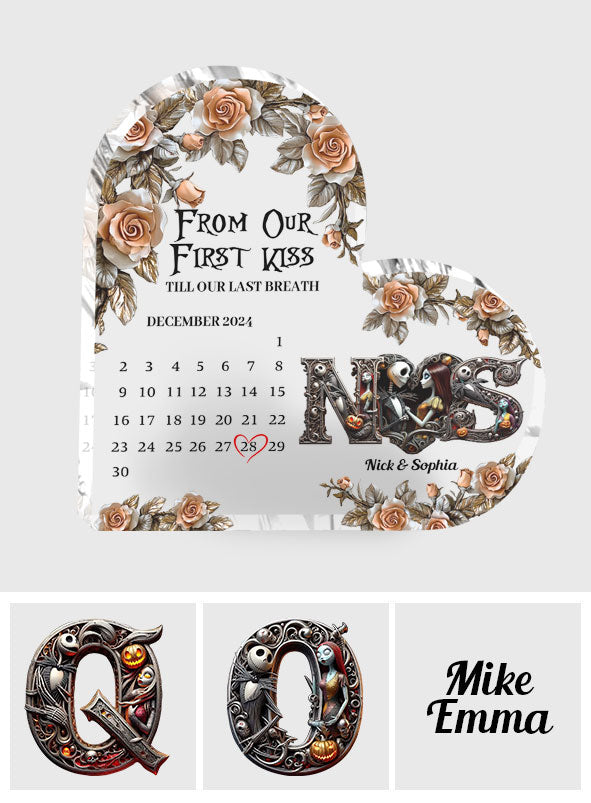 Till Death Do Us Part - Personalized Nightmare Custom Shaped Acrylic Plaque