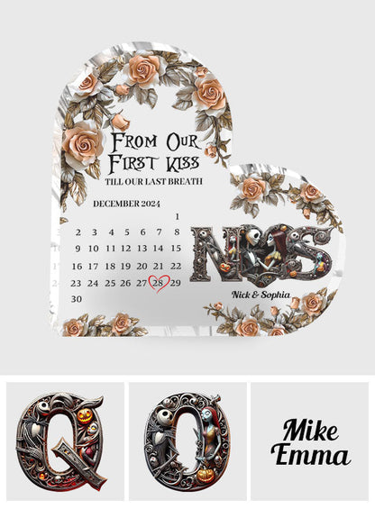 Till Death Do Us Part - Personalized Nightmare Custom Shaped Acrylic Plaque