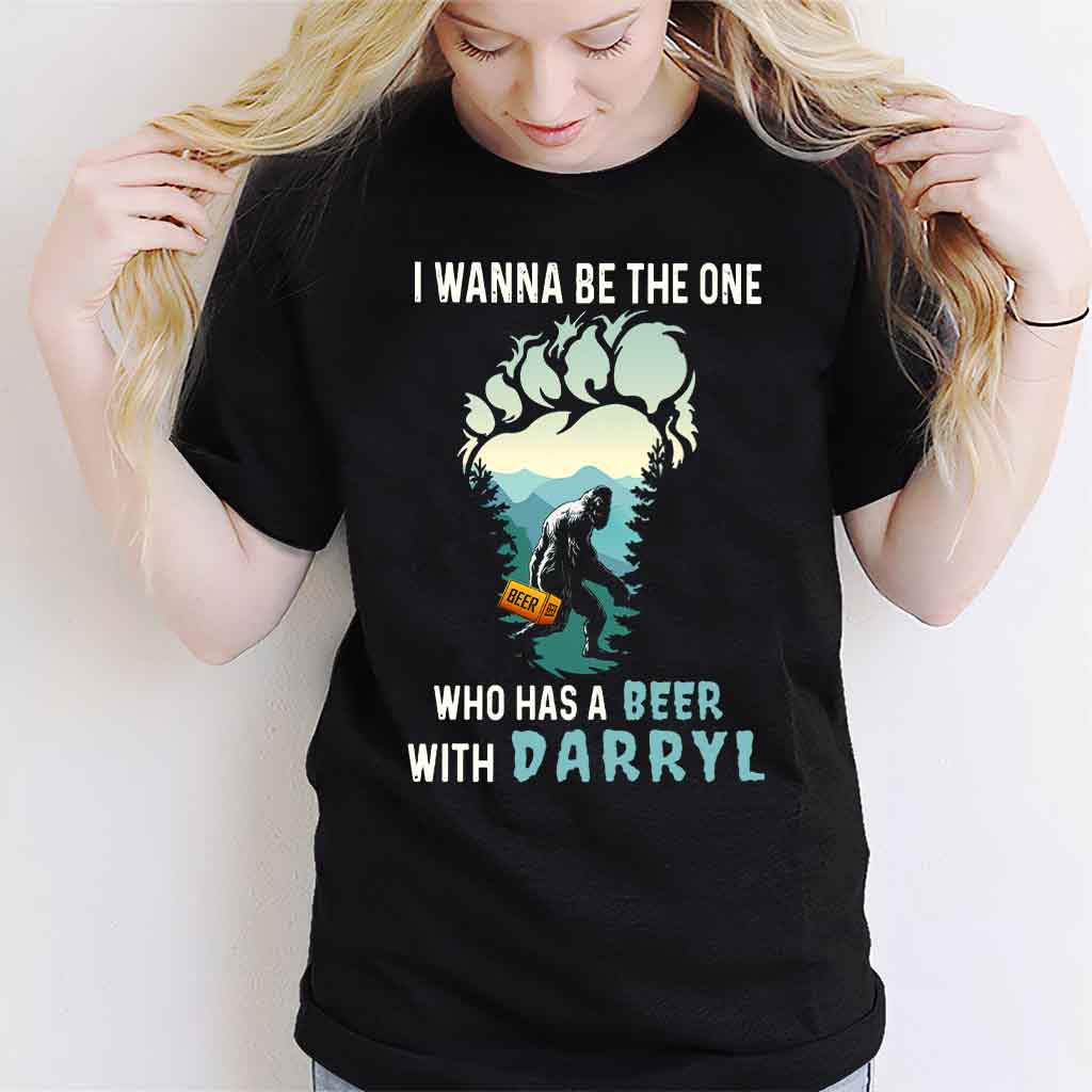 I Wanna Be The One Who Has A Beer With Bigfoot - Camping T-shirt and Hoodie 112021