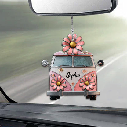 Hippie Soul - Personalized Hippie Car Ornament