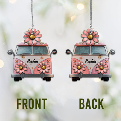 Hippie Soul - Personalized Hippie Car Ornament