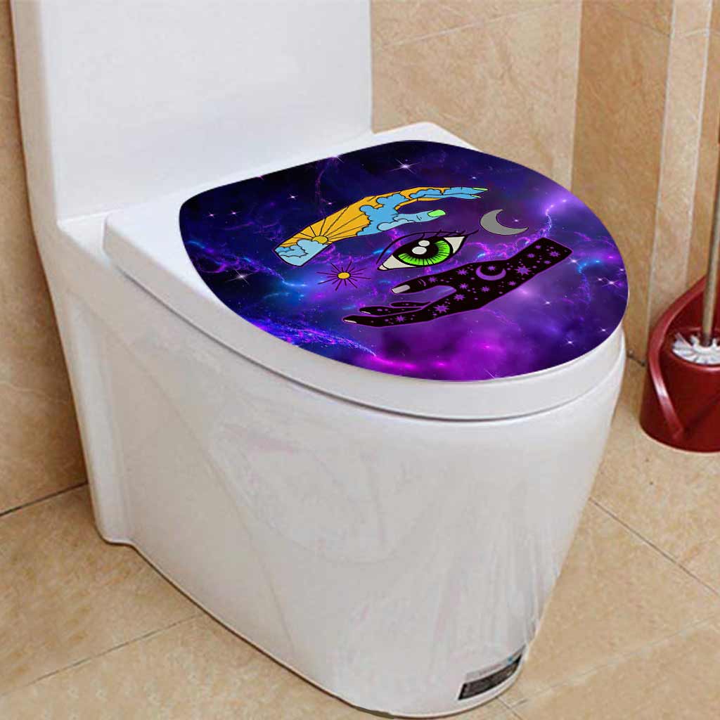 Eye Day And Night - Witch Bathroom Curtain & Mats Set