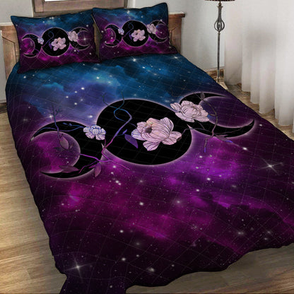 Triple Moon Wicca - Witch Quilt Set 0822