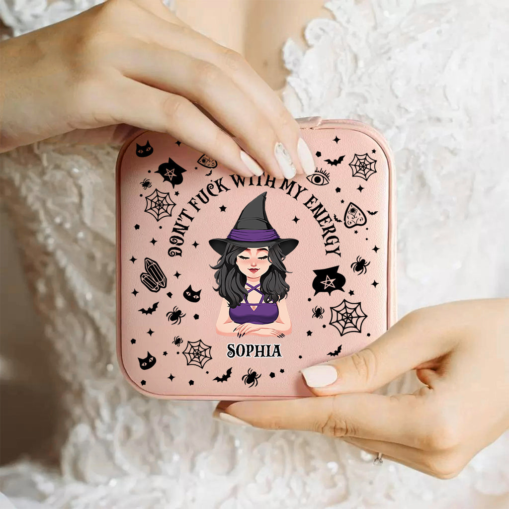 Don't F With My Energy - Personalized Witch Jewelry Box
