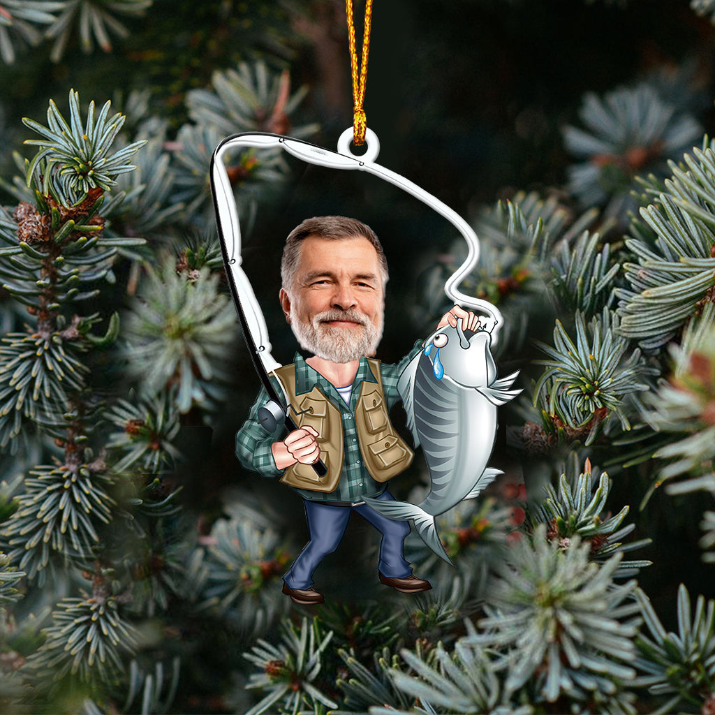 Love Fishing - Personalized Fishing Ornament