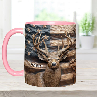 Deer Hunting - Personalized Hunting Accent Mug