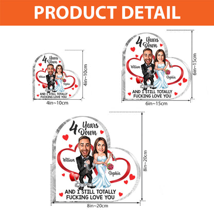 I Still Love You - Personalized Husband And Wife Custom Shaped Acrylic Plaque