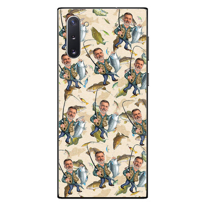 Photo Inserted Funny Fishing - Personalized Fishing Phone Case