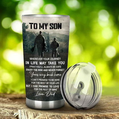 To My Son - Hunting Tumbler 112021