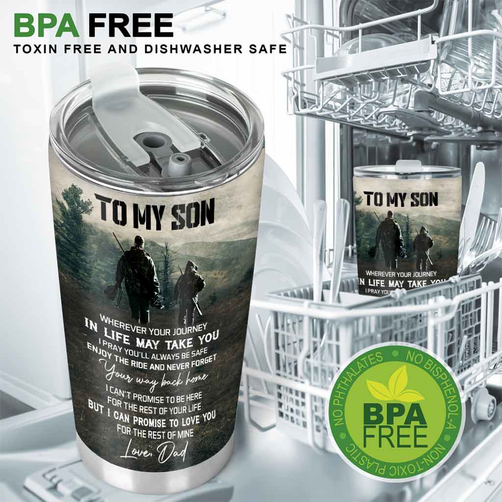 To My Son - Hunting Tumbler 112021