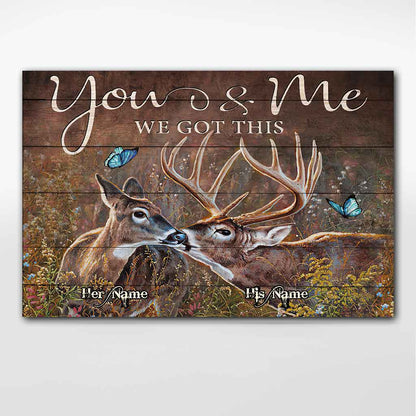 Hunting Couple - Personalized Poster 1121