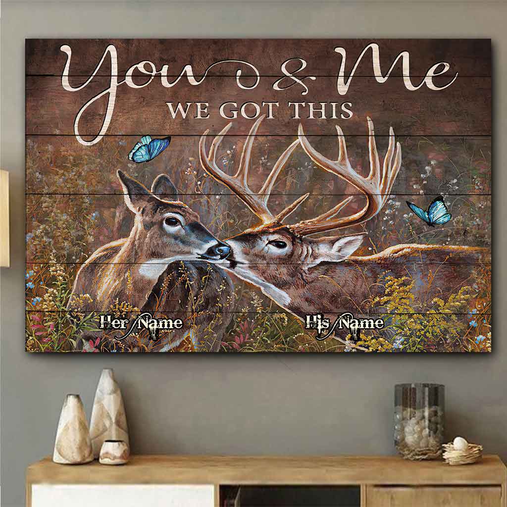 Hunting Couple - Personalized Poster 1121